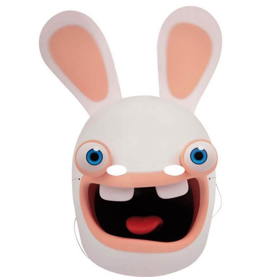 Masque carton lapins cretins