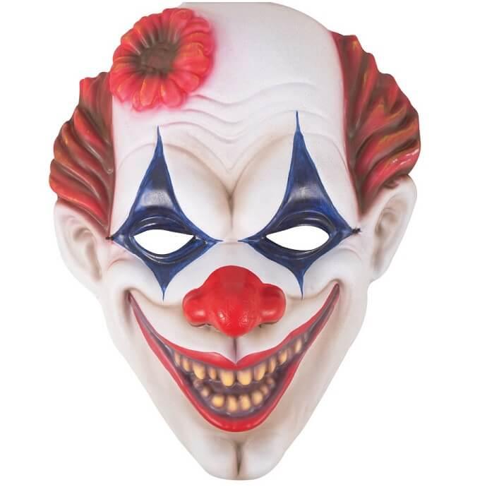 Masque adulte Clown maléfique pour la fête d'Halloween REF/10266