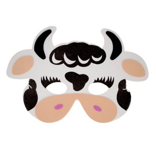Masque enfant loup vache