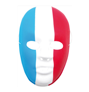 Masque tricolore France (x1) REF/74028