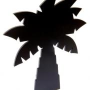 Menu palmier noir (x1) REF/DEC674