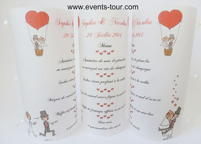 Menu photophore mariage 2