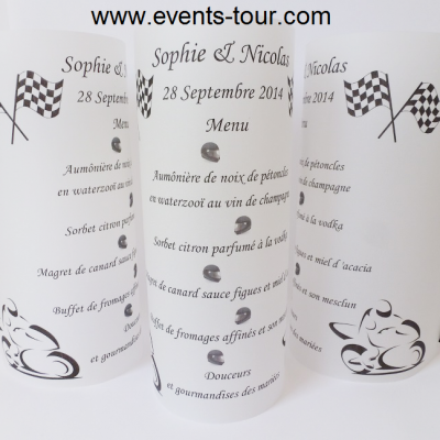 Menu photophore moto