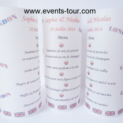 Menu photophores angleterre