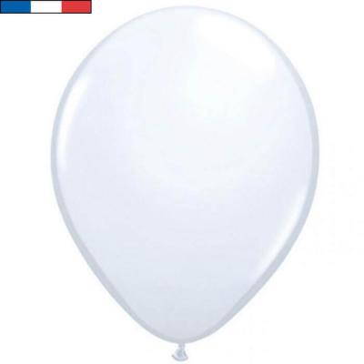 Ballon blanc en latex naturel de fabrication française de 15 cm (x25) REF/44256