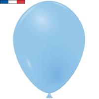 Mini ballon latex naturel biodegradable 15cm bleu ciel