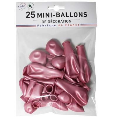 Mini ballon latex naturel biodegradable 15cm rose gold