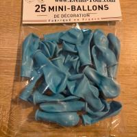 Mini ballon latex naturel made in france bleu pale