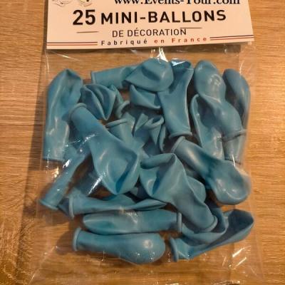 Mini ballon latex naturel biodegradable 15cm bleu ciel