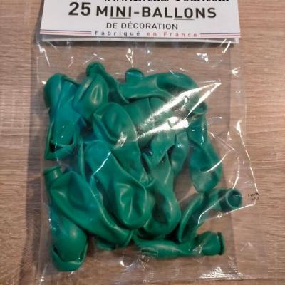 Mini ballon latex naturel biodegradable 15cm vert