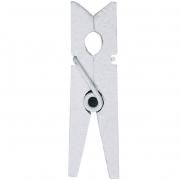Mini pince décorative blanche de 2.5 cm (x24) REF/2691
