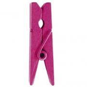 Mini pince fuchsia, 2.5cm (x24) REF/2691