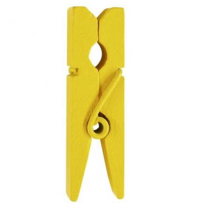 Mini pince jaune, 2.5cm (x24) REF/2691