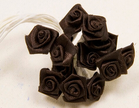Mini rose marron