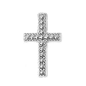 Motif croix argent 1