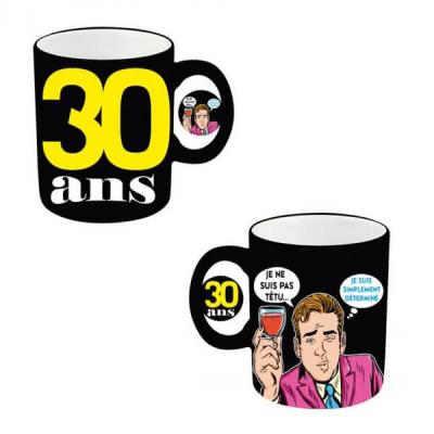 1 Pack bougie anniversaire 30 ans pailletée REF/BBC0