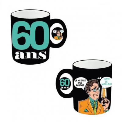 Mug anniversaire homme 60ans (x1) REF/MUGAH06