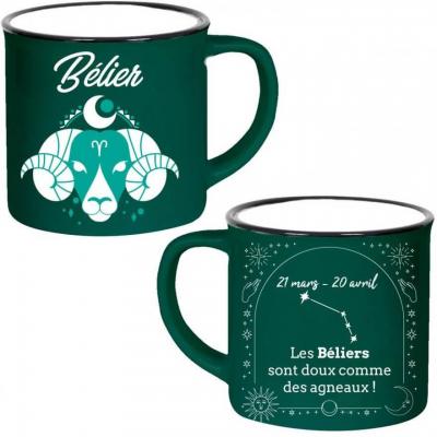 1 Mug céramique astrologie: Bélier 40cl REF/MUGZ01 Pour cadeau de fête !