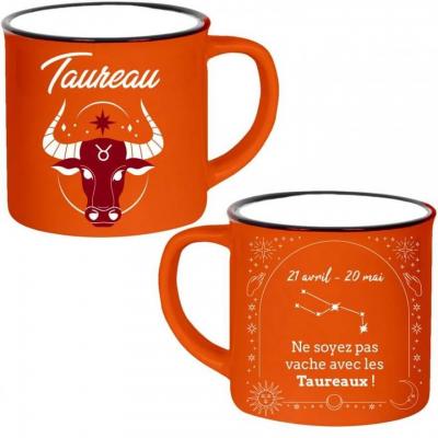 1 Mug céramique astrologie: Taureau 40cl REF/MUGZ02 Pour cadeau de fête !