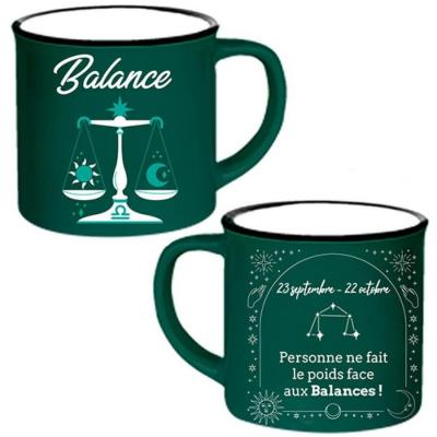 1 Mug céramique astrologie: Balance 40cl REF/MUGZ07 Pour cadeau de fête !