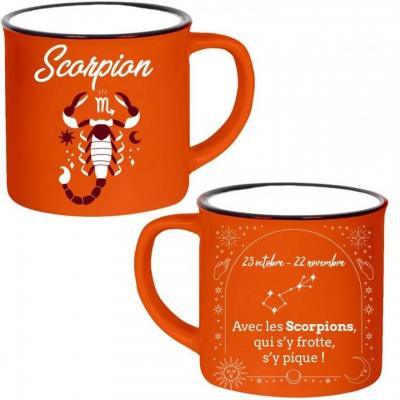 1 Mug céramique astrologie: Scorpion 40cl REF/MUGZ08 Pour cadeau de fête !