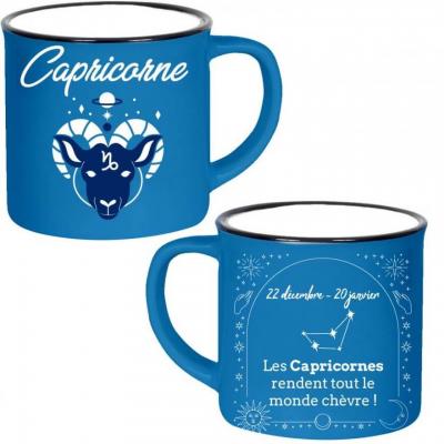 1 Mug céramique astrologie: Capricorne 40cl REF/MUGZ10 Pour cadeau de fête !