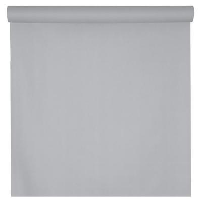 Nappe élégante rectangulaire Airlaid argent 120cm x 10m (x1) REF/6805