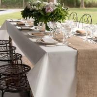 Nappe elegante tissu airlaid blanche 10m