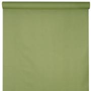 Nappe élégante rectangulaire Airlaid vert olive/sauge 120cm x 10m (x1) REF/6805