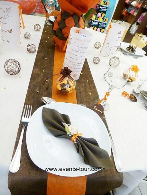 Nappe rectangle airlaid blanche de 25m