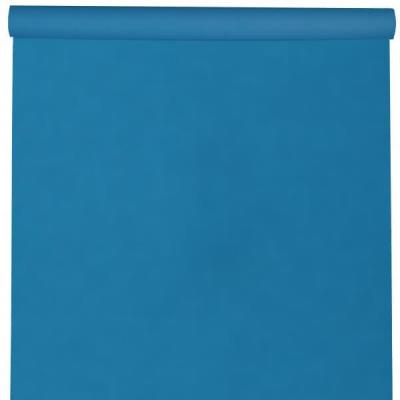 Nappe rectangulaire tissu airlaid 10m bleu aqua