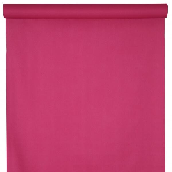 Nappe rectangulaire tissu airlaid 10m rose fuchsia