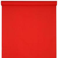 Nappe rectangulaire tissu airlaid 10m rouge