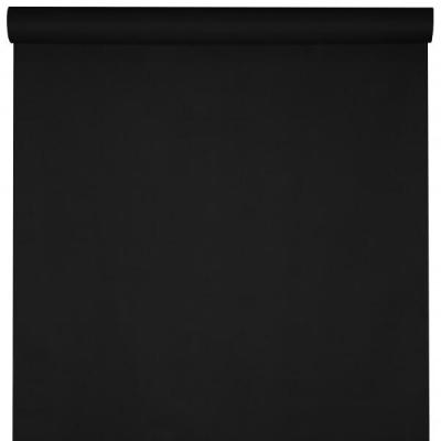 Nappe raffinée rectangulaire Airlaid noir 120cm x 25m (x1) REF/6806