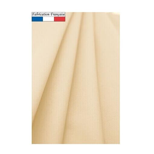 Nappe ronde airlaid champagne ivoire 240cm