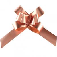 Noeud a tirer automatique rose gold metallique