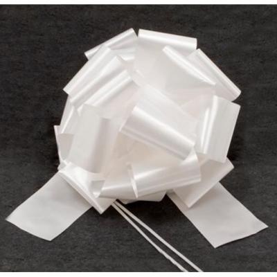 Noeud automatique blanc pour decoration voiture mariage
