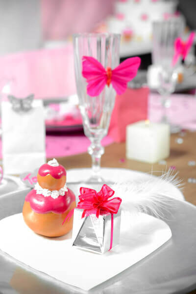 Noeud automatique fuchsia