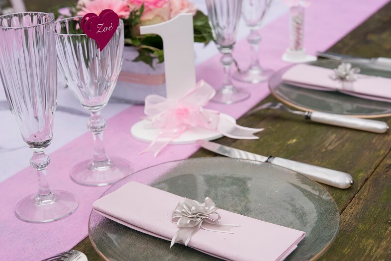 Noeud automatique gris argent pour decoration