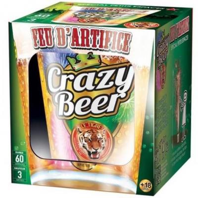 1 Crazy Beer REF/P151779 Feu d'artifice cat. F2 (60s / 3m) (Uniquement en retrait magasin)