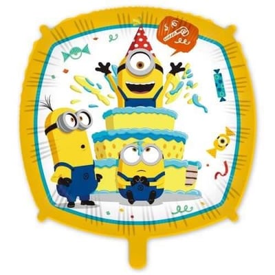 P95831 magasin pas de calais ballon aluminium minions helium