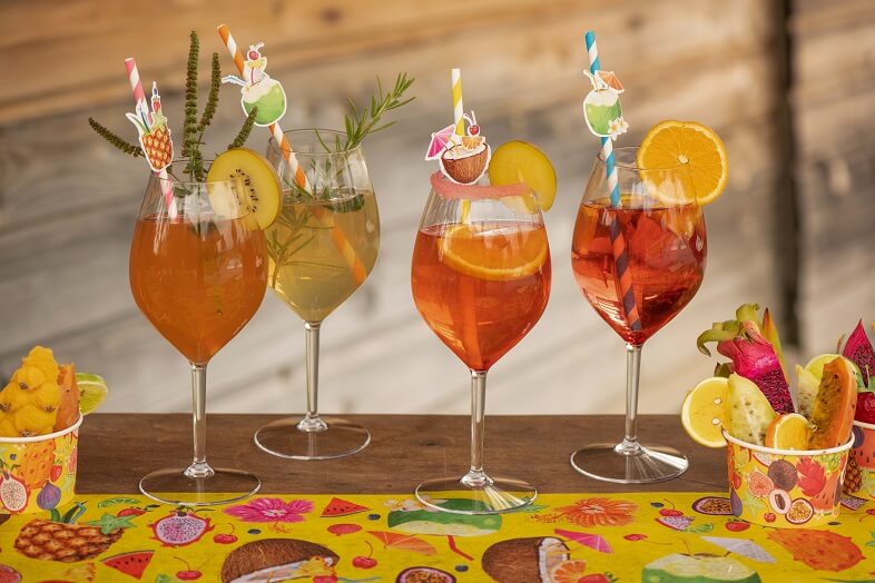 Cocktail Pailles 100 Pcs Décoration De Cocktail en Papier Boissons Parasols Pailles  pour Cocktail Boissons Tropicales Fête D'anniversaire Mariage Célébration  Fête : : Cuisine et Maison