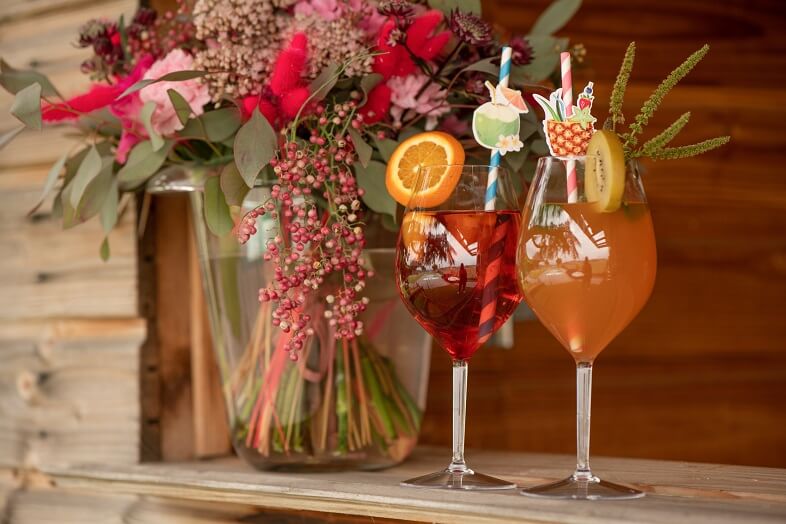 Paille decorative tropicale