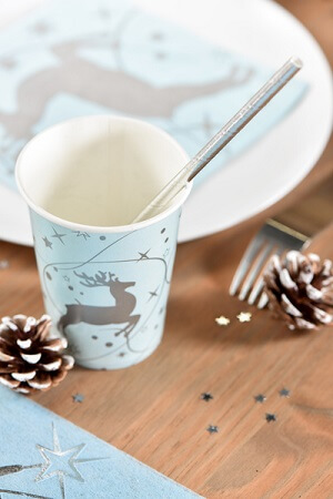 Paille metallisee argent 1