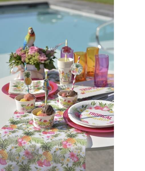 Paille theme tropical