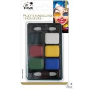 Palette de maquillage fard gras de 6 couleurs (x1) REF/91011