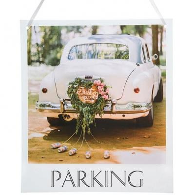 Pancarte mariage à suspendre: Parking (x1) REF/6294