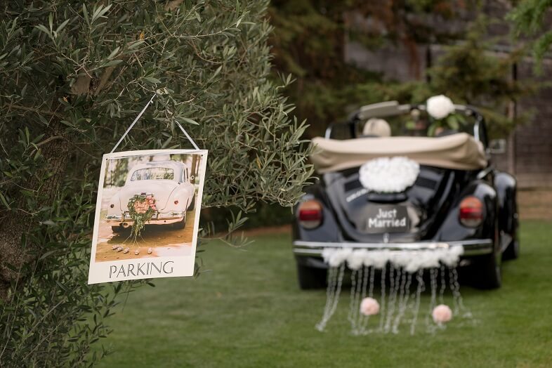 Pancarte signaletique parking