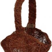 Panier sisal chocolat (x1) REF/2922