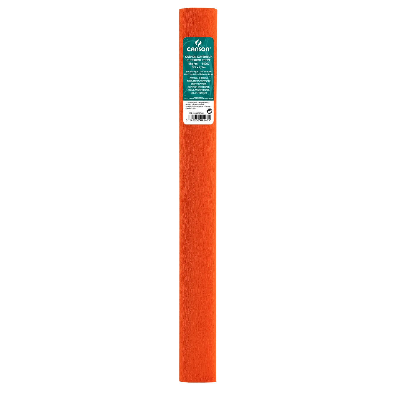 Papier crepon 48g orange